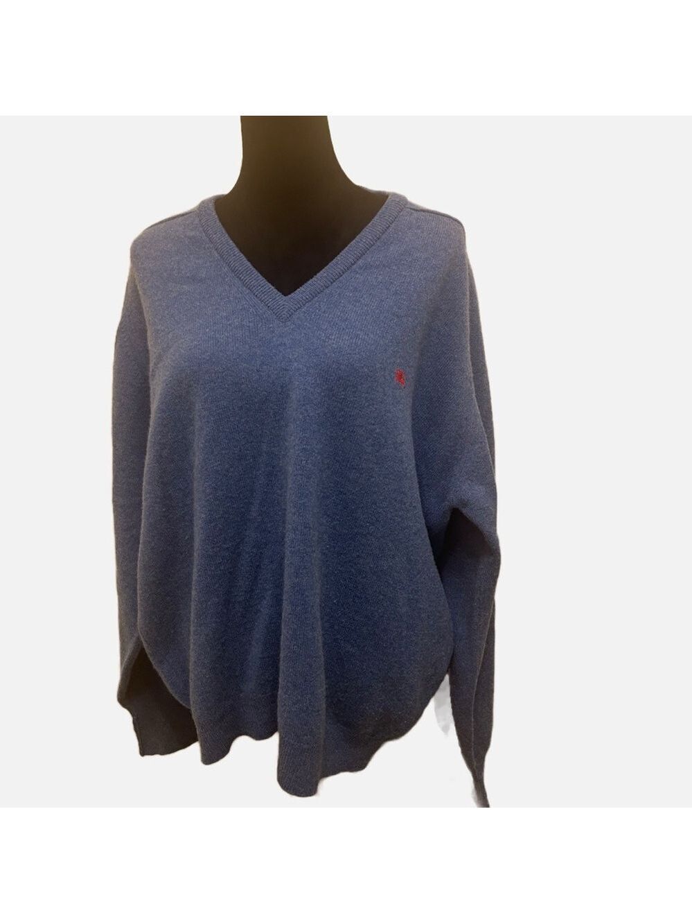 Burberry Men’s Pure Wool V-Neck Sweater Pullover Made Scotland Preppy Academia